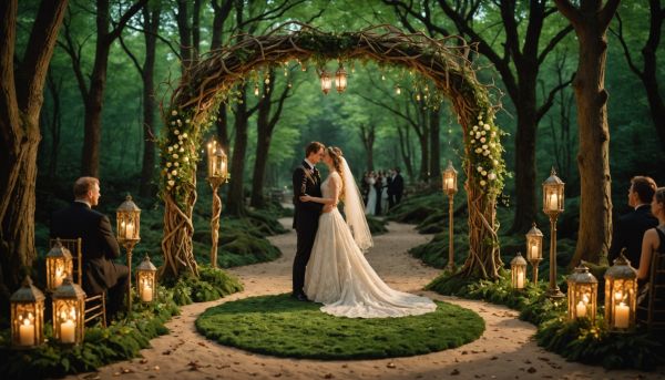 Imaginer un mariage féerique inspiré des contes anciens