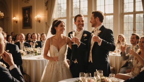 Immortaliser les sourires des invités lors du vin d honneur