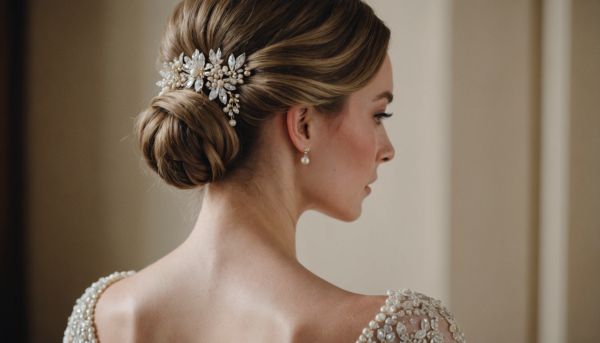 Les plus beaux accessoires cheveux pour une mariée chic