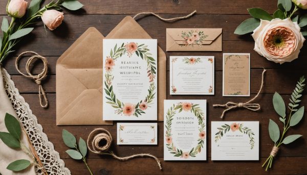 Quel design de faire-part choisir pour un mariage bohème