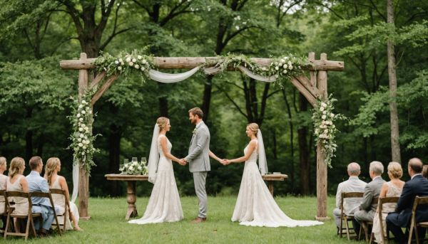 Un mariage champêtre chic au cœur de la nature verte